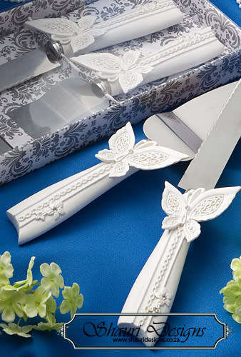 Butterfly  Theme Cake Server Set