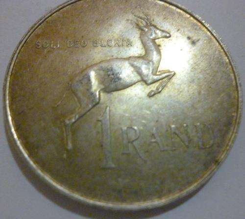 R1. FROM THE YEAR 1967. 12 GRAMS OF SILVER