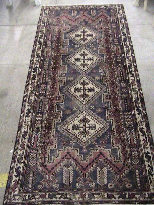 OLD PERSIAN CARPET  SIRJAN  RUNNER