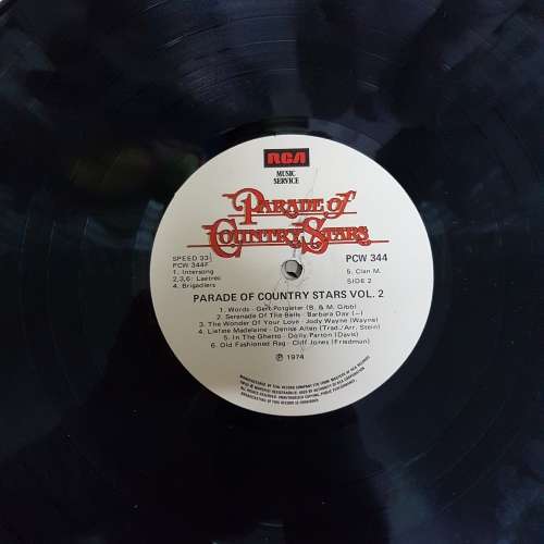 PARADE OF COUNTRY STARS (SET OF 4 LP's)