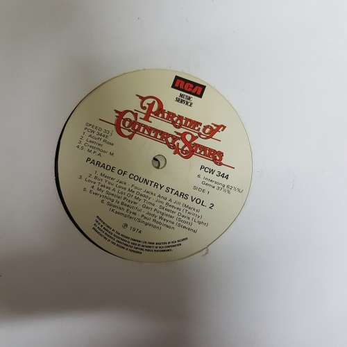 PARADE OF COUNTRY STARS (SET OF 4 LP's)