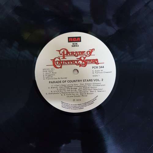 PARADE OF COUNTRY STARS (SET OF 4 LP's)