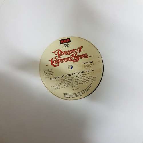 PARADE OF COUNTRY STARS (SET OF 4 LP's)