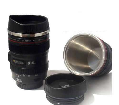 THERMAL CAMERA LENS-SHAPED CUP