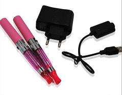 2Pcs 1300MAH eGO-CE5+ PINK Electronic Cigarette 1.6ml Multi Long Cotton Thread Atomizer