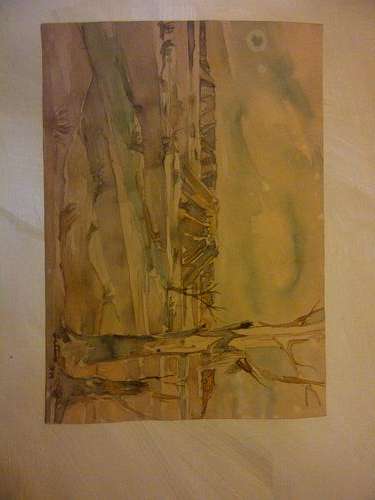 WALTER BATTISS WATER COLOUR ON PAPER