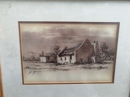 G CRONTE CHARCOAL ON PAPER!!! NICELY DONE.