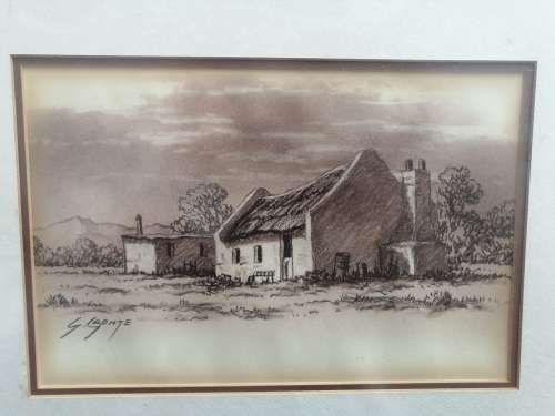 G CRONTE CHARCOAL ON PAPER!!! NICELY DONE.