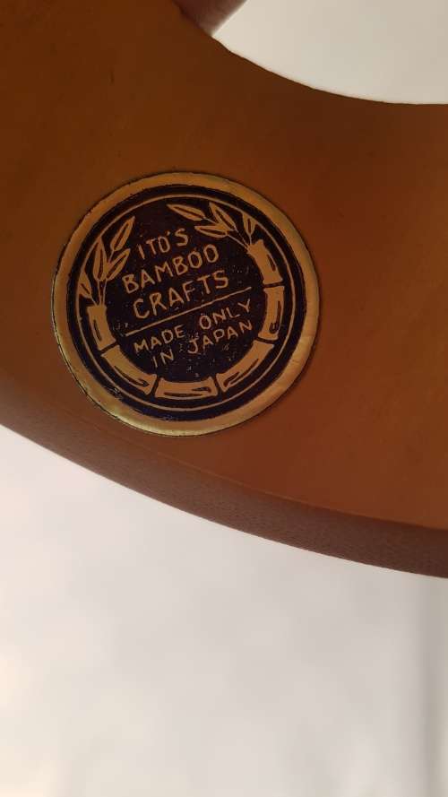 Made in Japan bamboo holder with bowl