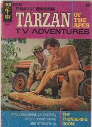 TARZAN OF THE APES # 165 THE THUNDERING DOOM! MARCH 1967 GOLD KEY E.R.BURROUGHS VG
