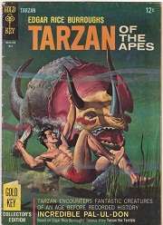 TARZAN OF THE APES # 167 INCREDIBLE PAL-U-DON E.R.BURROUGHS GOLD KEY FN