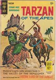 TARZAN OF THE APES # 177 VALLEY OF THE SEPULCHER JULY 1968 E.R.BURROUGHS GOLD KEY VG
