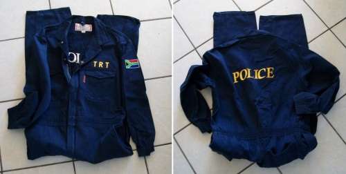 SAPS - Tactical Response Team:  (2x) Coverall & Operational jumpsuit (blue)