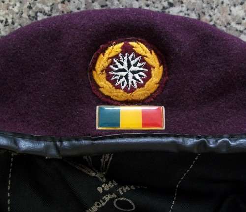 Recce Beret - 1st issue (1985) - cotton on felt with TSC bar - (ORIGINAL)
