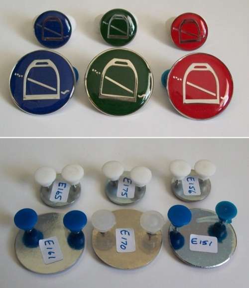 SADF/SANDF - EQUESTRIAN - Basic, Advance & Instructor - (3x Regular & 3x Miniature size)