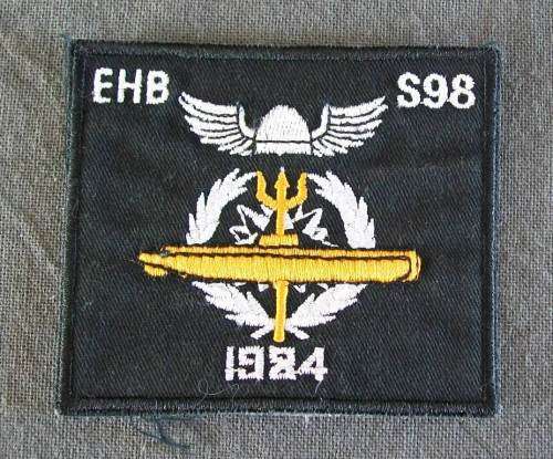 4 Recce / Navy Submariner badge - 5x combined operations in 1984 - (see description)