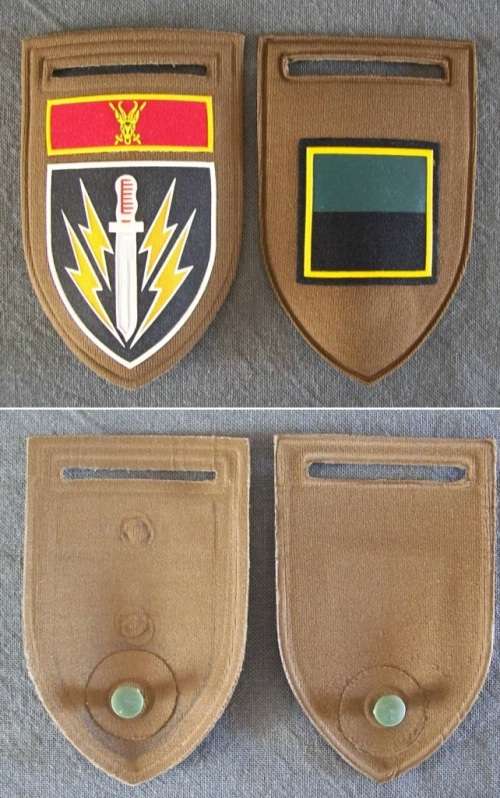 61 Mechanized Battalion Group + Bravo Coy - Tupperware Shoulder Flash