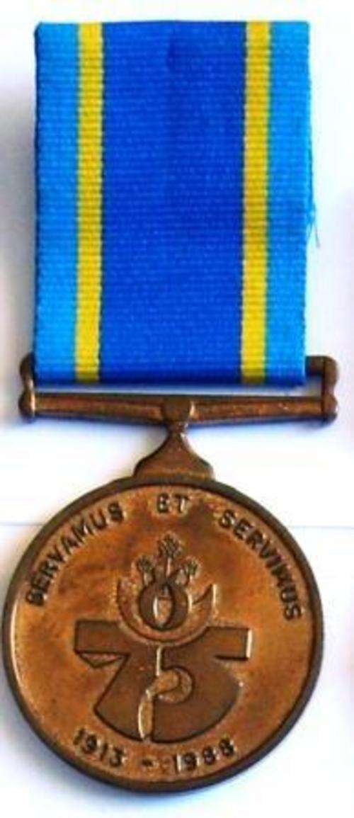 S.A. Police - 75th Anniversary - full size - (named)