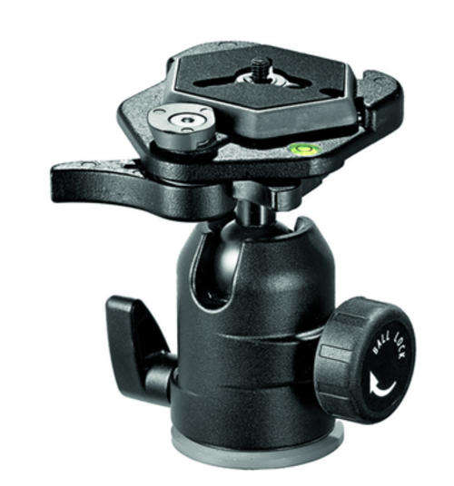 Manfrotto - Midi Ball Head with RC0 System (Black) 488RC0