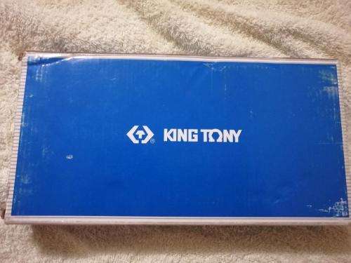 KING TONY 2039MR 1/4 SOCKET AND BIT SET. STILL BRAND NEW.
