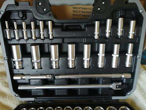 LATE ENTRY. STIER PSTSS72 PROFESSIONAL 73 PIECE TOOL SET. LIFETIME WARRANTY WITH MY SUPPLIER