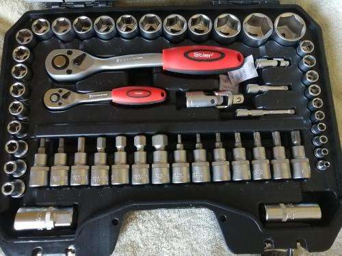 LATE ENTRY. STIER PSTSS72 PROFESSIONAL 73 PIECE TOOL SET. LIFETIME WARRANTY WITH MY SUPPLIER