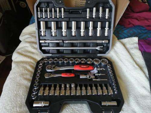 LATE ENTRY. STIER PSTSS72 PROFESSIONAL 73 PIECE TOOL SET. LIFETIME WARRANTY WITH MY SUPPLIER