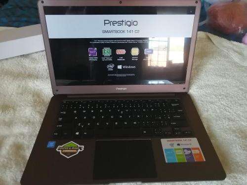 BRAND NEW PRESTIGIO 141C2 SMARTBOOK WINDOWS 10, BAG, WIRELESS MOUSE, MINDCRAFT LIMITED EDITION