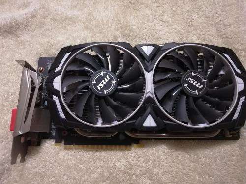 MSI GTX 1060 6gb Armored OCV1 DDR5 GPU in excellent condition.