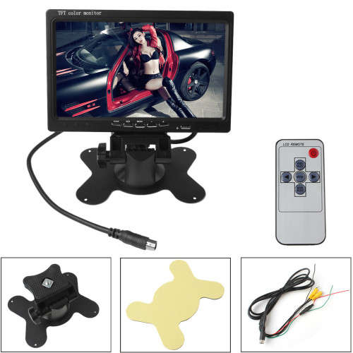 **7" LCD Color Monitor 2-CH Video Input** Rear View Camera Capable