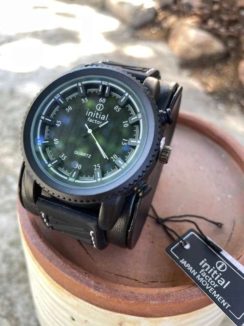 initial factor mens watch Dress up with this good looking watch 47mm Bezel