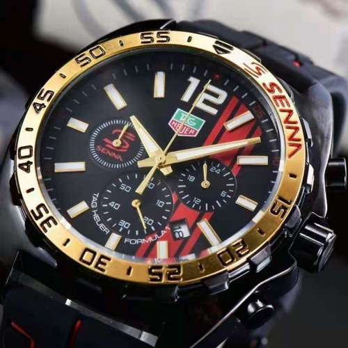 Men`s Luxury Watch, Quartz movement, Multifunctional Luminous Design Replica