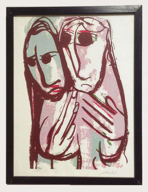 Frans Claerhout - "Veroordeelde" - Artist proof - Screenprint