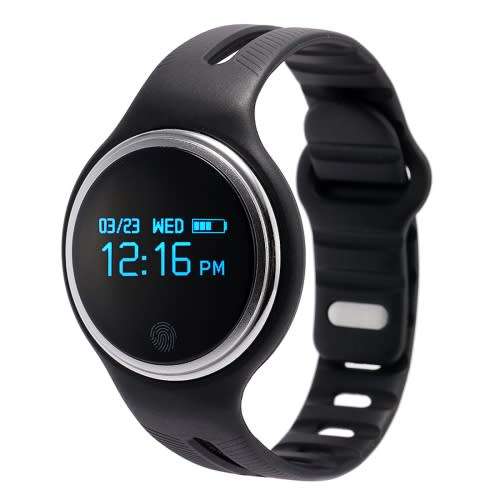 Smart Watch, Smart Wristband, Fitness Tracker, GPS tracker, E07 - BLACK