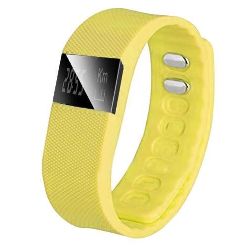 Fitness Tracker, Smart Wristband, Smart Bracelet, Pedometer TW64 - YELLOW