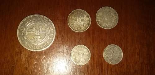 Paul Kruger coins and pendant ONE BID FOR ALL