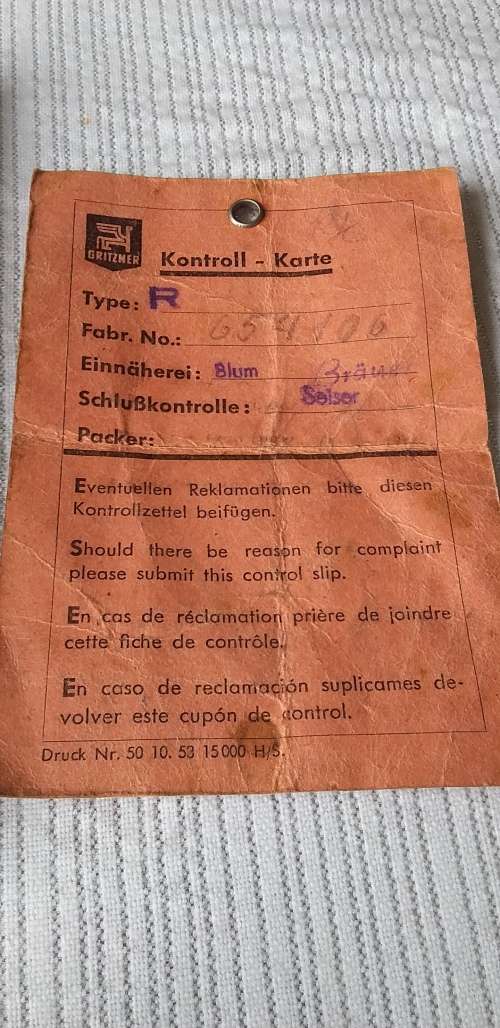 Antique/ vintageGritzner vibrating shuttle sewing Machine