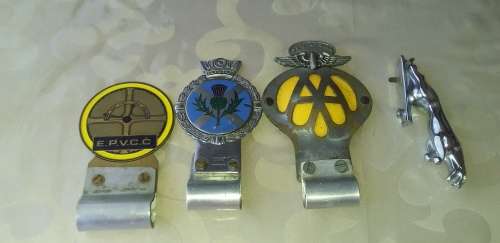 vintage car badges