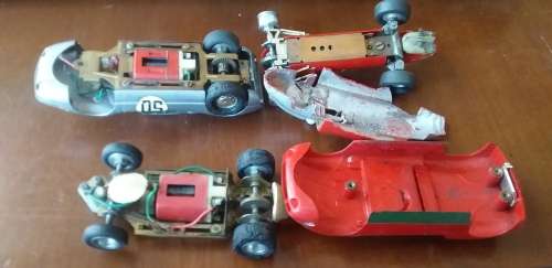 Vintage scalextric toy cars