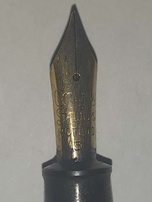 Vintage Conway Stewarts 14ct gold tip