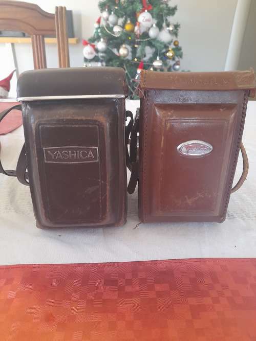 Vintage Yashica cameras X2