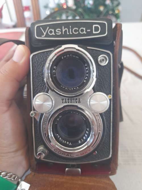 Vintage Yashica cameras X2