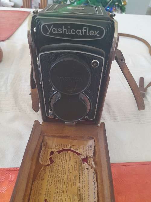 Vintage Yashica cameras X2