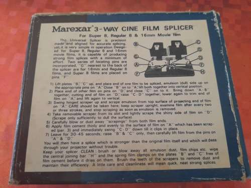 Vintage Minolta Autopak-8 s6 + Marexar universal flim splicer