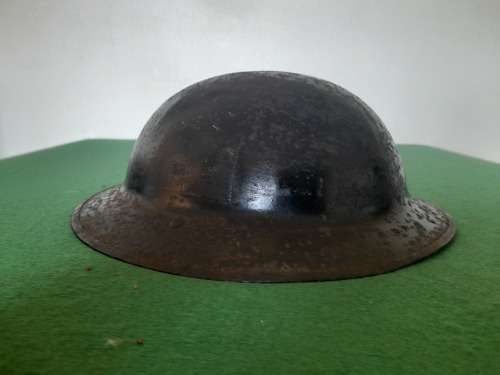 Military steel helmet