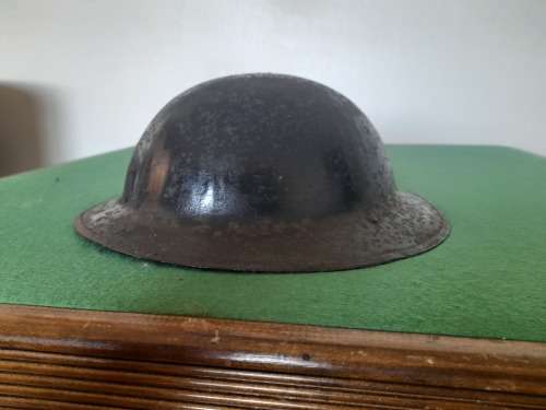 Military steel helmet