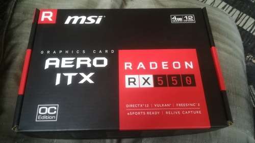 MSI RX 550 4GB