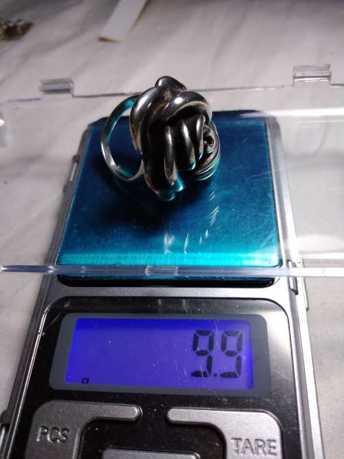 Bulky .925 hollow ring