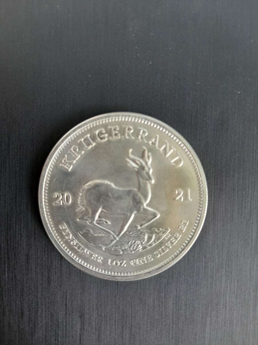 2021 1 Oz Krugerrand Fine Silver