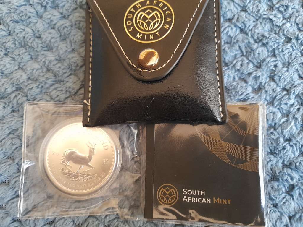 2017 SA 1 Oz Fine Silver Krugerrand